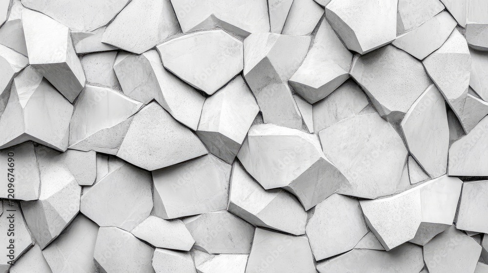 Poster grey textured concrete mosaic background with angular shapes and subtle variations in tone for moder