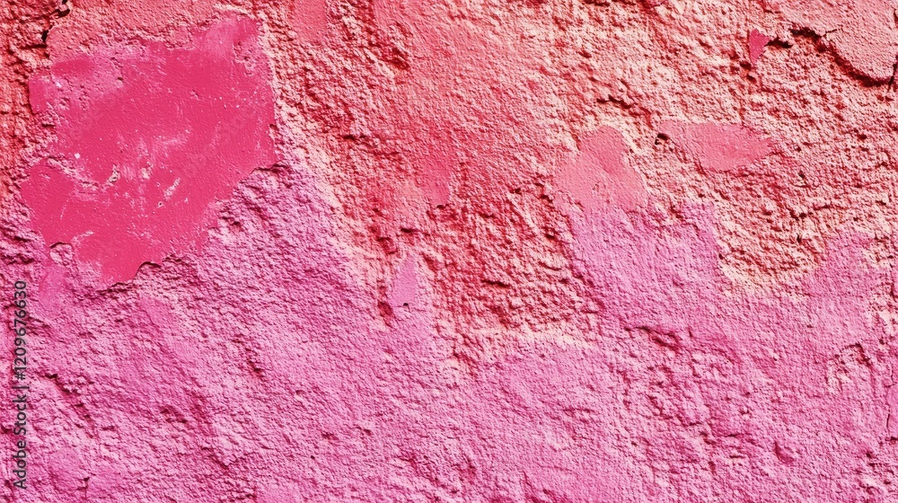 Poster textured pink wall background for graphic design and layout projects in creative applications.
