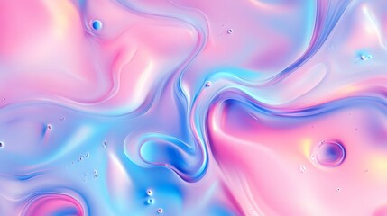 Obraz premium Bright gradient background in pastel pink and blue tones