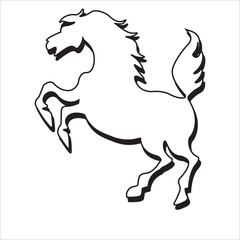 horse vector