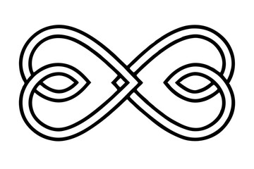Infinity Love Line Art Vector Pack