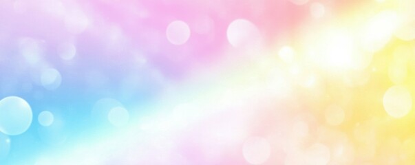 Fototapeta premium Abstract pastel rainbow background with soft gradients, modern design.