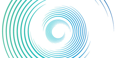 Spiral sound wave rhythm line dynamic abstract vector background