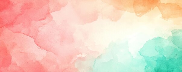 Vintage watercolor idea. A vibrant watercolor background blending soft colors for creative projects.