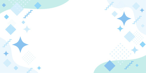 ポップな幾何学模様の背景