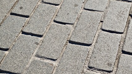 stone block paving