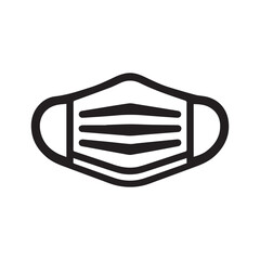  Surgical Mask Card icon silhouette vector illustration Hospital and medical health care