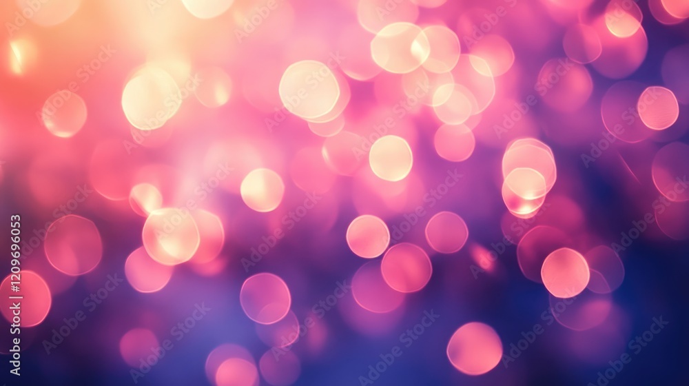 Poster abstract soft focus light bokeh background in vibrant colors for artistic and decorative use