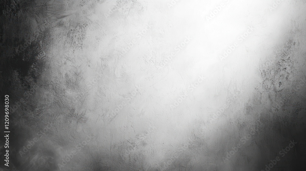 Poster abstract monochromatic background with textured and gradient gray tones ideal for overlays