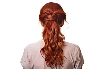 Lively hair portrait adult back