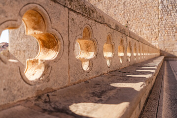 Dubrovnik, Croatia - clover leaf fence details.