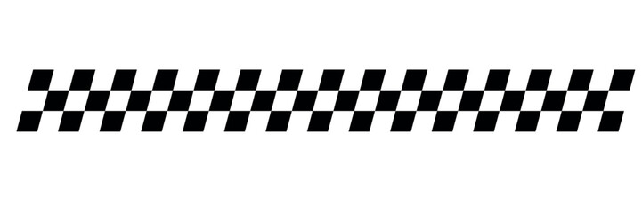 Obraz premium Race Flag Silhouette , Race Flag Desig Illustration Vector