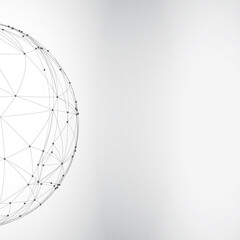 White abstract background