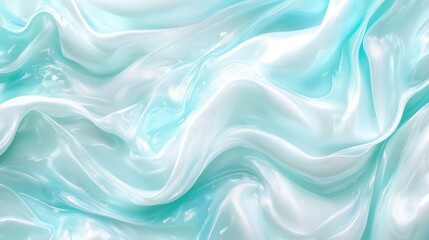 Fototapeta premium A vibrant abstract image featuring a swirling blue and white liquid texture, creating a captivating visual flow and depth.