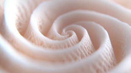 Creamy swirl, close-up texture, abstract background, design element
