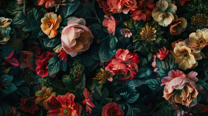 Fototapeta premium bouquet of flowers