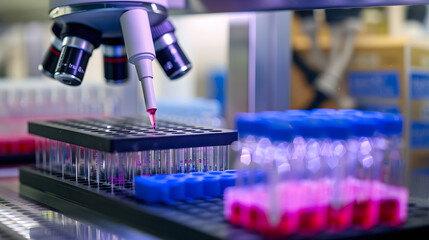 Genomics and Personalized Medicine A lab analyzing