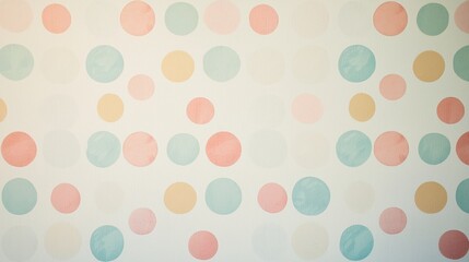 Pastel Watercolor Circles Wallpaper Design