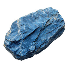 blue rock isolated on transparent background