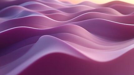 Obraz premium Abstract Purple Waves Flowing Seamlessly