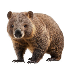 Fototapeta premium Wombat isolated on transparent background