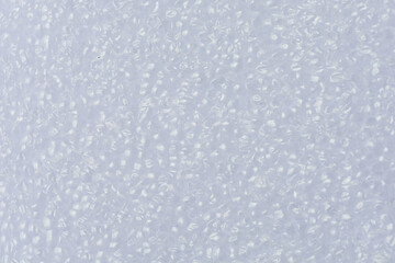 Close-up shot of White foam board. show texture Detail of plastic material. with Synthetic Suitable for use as background images