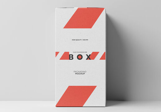 Box Mockup: Ideal for Packaging, Branding, and Professional Design Showcases, Generated with AI