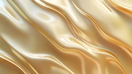 Obraz premium 3d render, abstract background with blurred shapes, glossy wavy lines