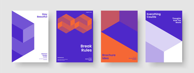 Fototapeta premium Abstract Banner Design. Isolated Book Cover Template. Geometric Report Layout. Background. Business Presentation. Flyer. Poster. Brochure. Notebook. Leaflet. Portfolio. Handbill. Advertising