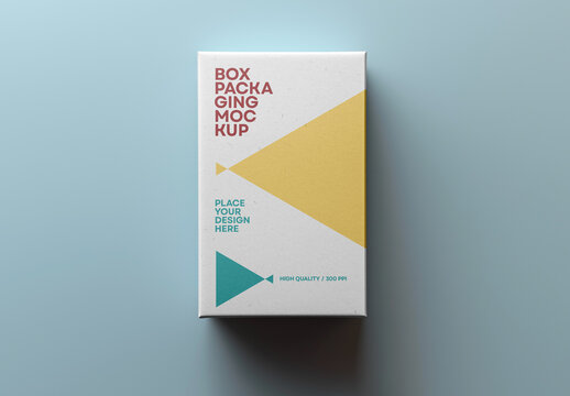 Box Mockup: Ideal for Packaging, Branding, and Professional Design Showcases, Generated with AI