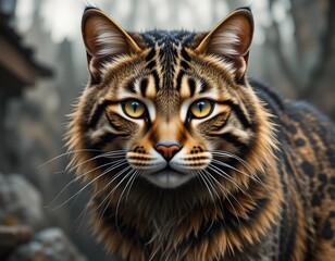 Fototapeta premium portrait of a cat