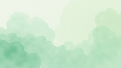 Fototapeta premium Subtle Green Watercolor Texture Background