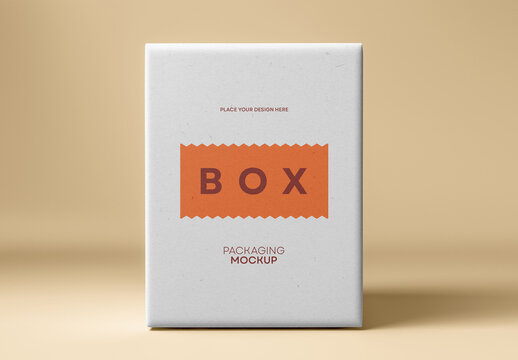 Box Mockup: Ideal for Packaging, Branding, and Professional Design Showcases, Generated with AI