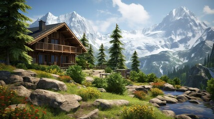 A photo of a Mountain Cabin Home in Harmony