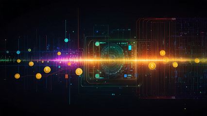 Obraz premium A Detailed View of Stock Market Analysis, Featuring Growth Arrows, Charts, and Strategic Financial Planning. AI-generated