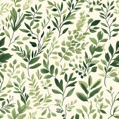 Creative Seamless Pattern 2D Doodle Floral Illustrations for wallpaper, card, tile.