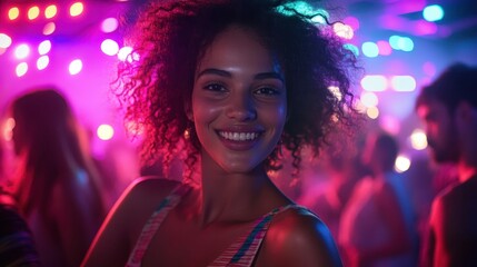 Close-Up of Diverse Group of People Dancing at Vibrant Event