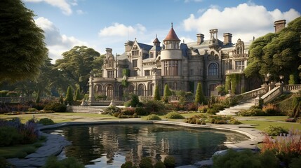 Obraz premium A photo of a Palace Residence