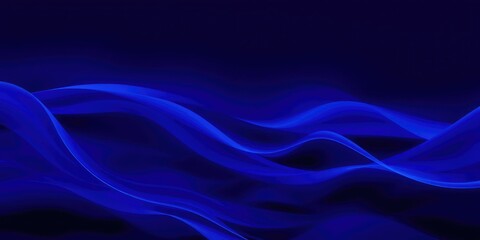 Fototapeta premium Deep blue abstract wave background with soft, swirling patterns of purple and blue hues, deep blue hue, oceanic vibes, wavy texture