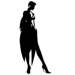  Vampire Lady &ndash; A Captivating Gothic Artwork Perfect for Dark Fantasy Projects, Character Design, Themed Decor, or Merchandise. This Elegant and Mysterious Illustration Brings the Allure of Vampiric