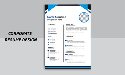 Modern minimalist creative and unique cv/resume design, job applications design, letterhead/cover letter design.	