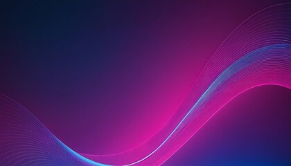 Fototapeta premium Dynamic Neon Light Trails - Futuristic Abstract Background. 8