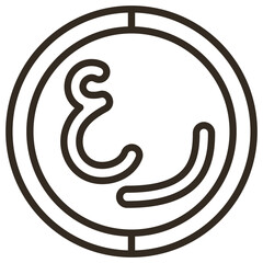 Oman Riyal Symbol  Icon Element For Design Graphic