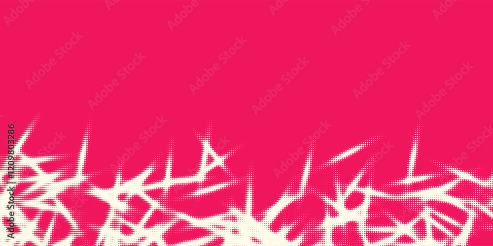 Aufkleber monochrome round particles on a background. abstract background. halftone background.