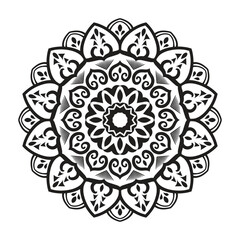 Mandala design for commercial use rose flower design