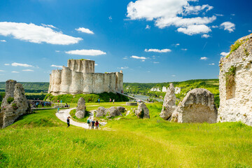 Les Andelys, France. View from Gaillard castle