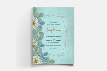 floral bridal shower invitation templates