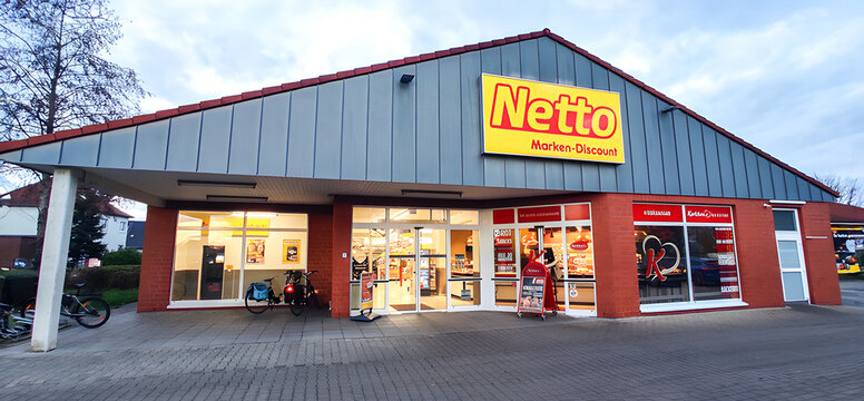 Germany, Minden - December 4, 2024: Netto Marken-Discount (also known as simply Netto) is a German discount supermarket chain owned by Edeka