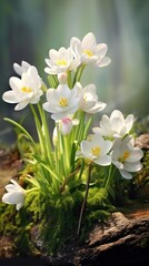 Obraz premium Beautiful spring outdoors blossom nature