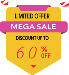 Mega Sale and Special Offer Banner Template Design